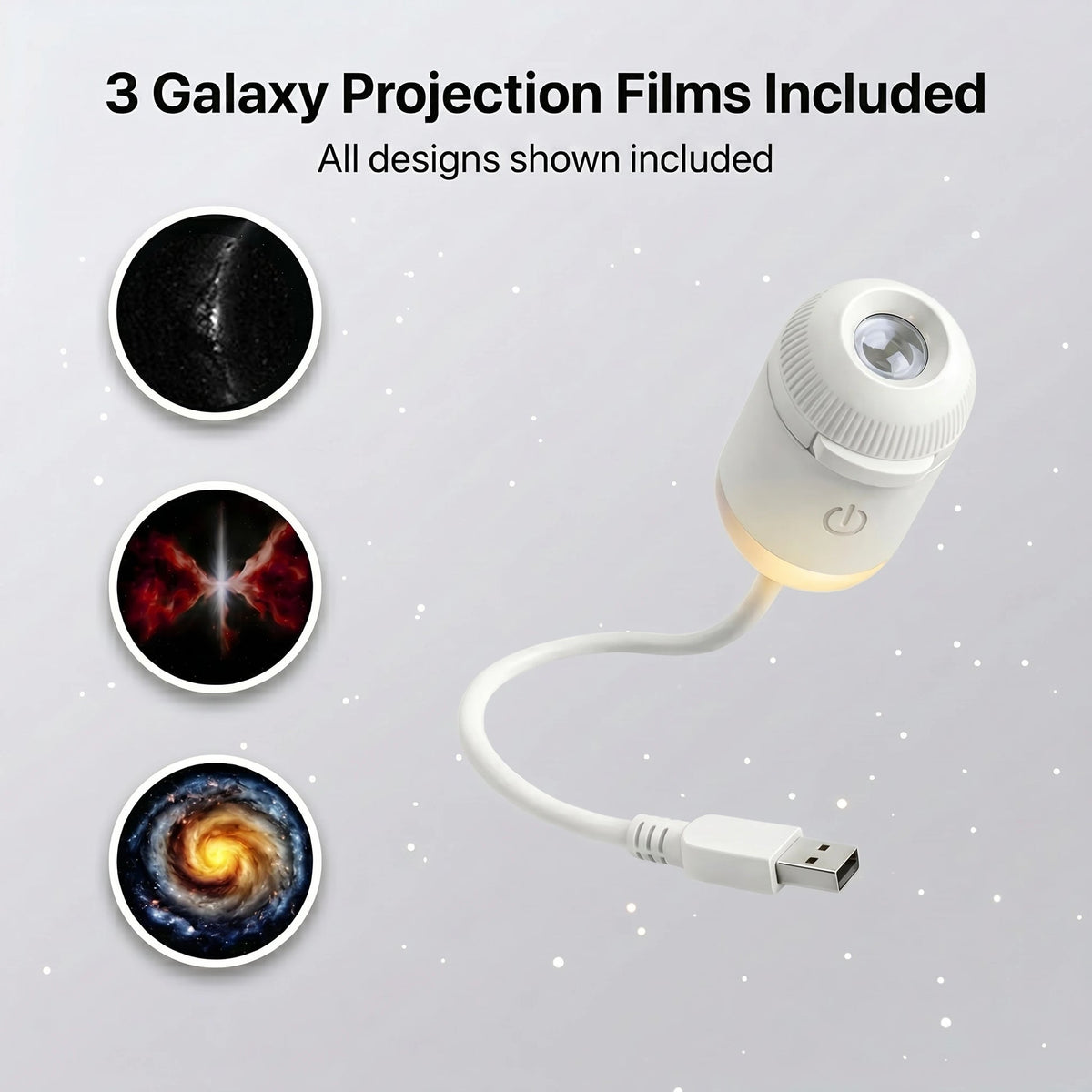 Original Galaxy Projector Night Lamp with Premium Quality (6 Lens)