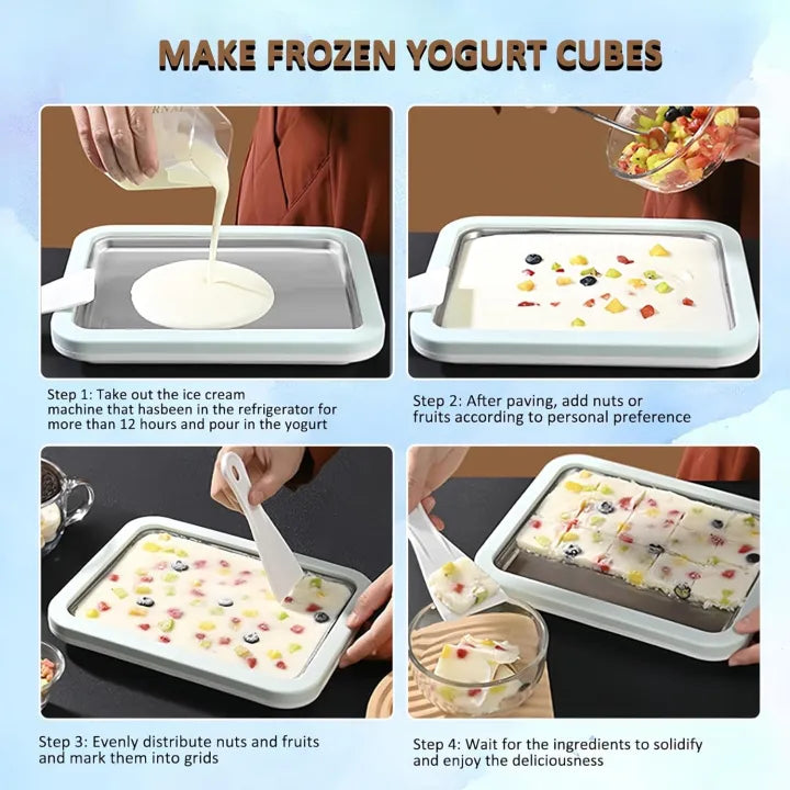 ChillPlate Premium Quality Ice Cream - At Home 🍨