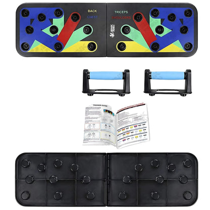 12 In 1 Pushups Board - Multi-Functional Body Workout Board - High-Quality Exercise Tool for Pushup and Pullups