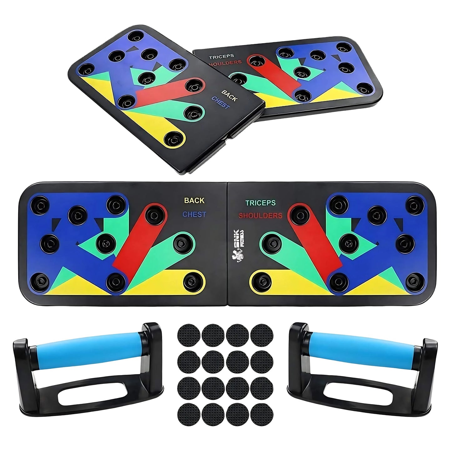 12 In 1 Pushups Board - Multi-Functional Body Workout Board - High-Quality Exercise Tool for Pushup and Pullups