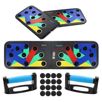 12 In 1 Pushups Board - Multi-Functional Body Workout Board - High-Quality Exercise Tool for Pushup and Pullups