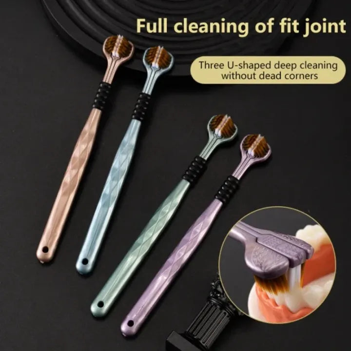 3-Sided Deep Clean Toothbrush  - Smart Way to Brush