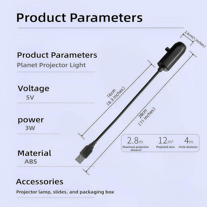 10 lens - Galaxy Projector Night Lemp with Premium Quality