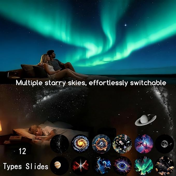 10 lens - Galaxy Projector Night Lemp with Premium Quality