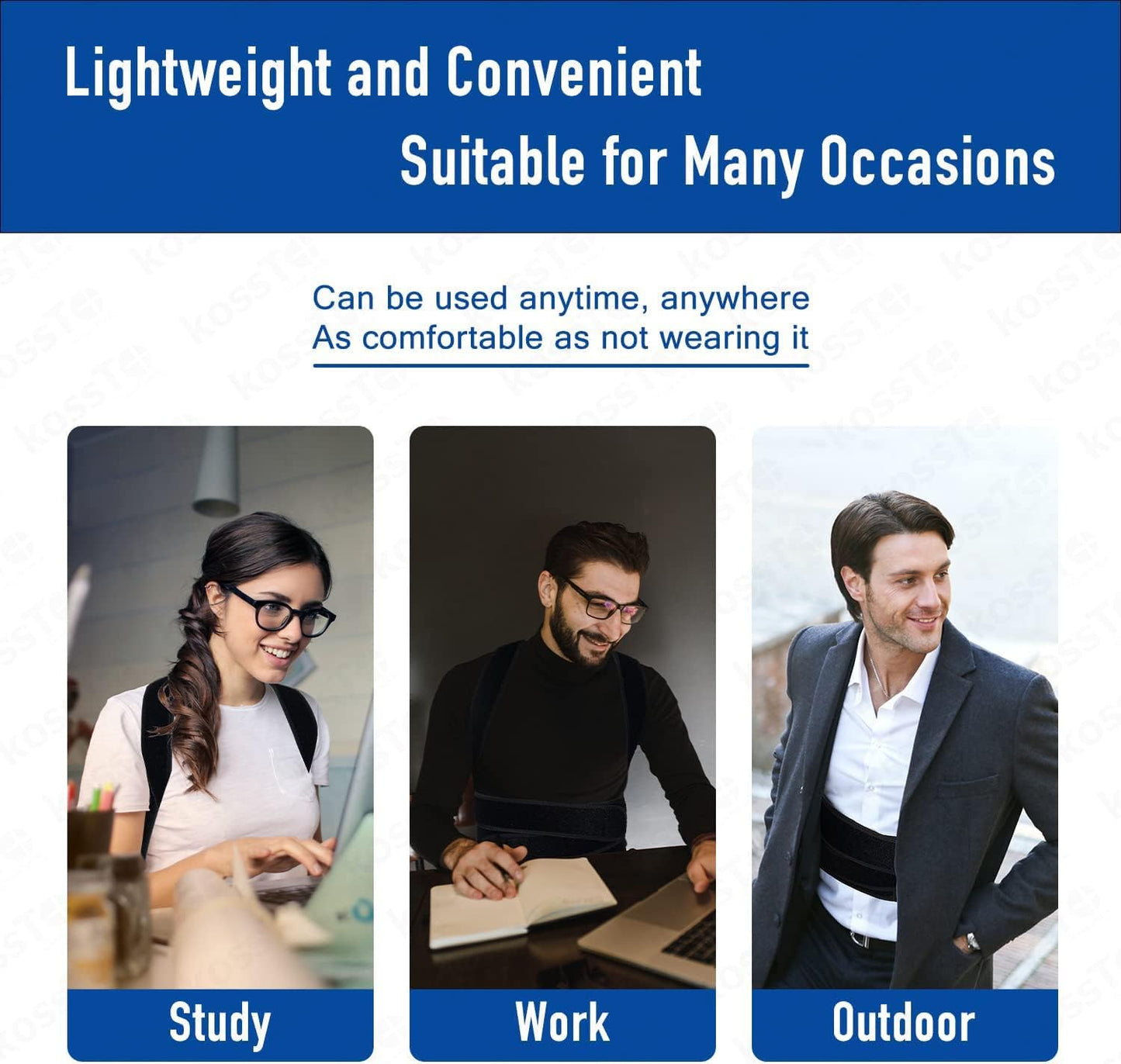 Adjustable Back Shoulder Posture Corrector - (IMPORTED)