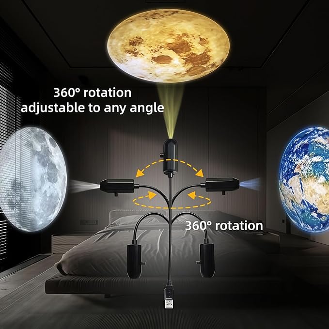 10 lens - Galaxy Projector Night Lemp with Premium Quality