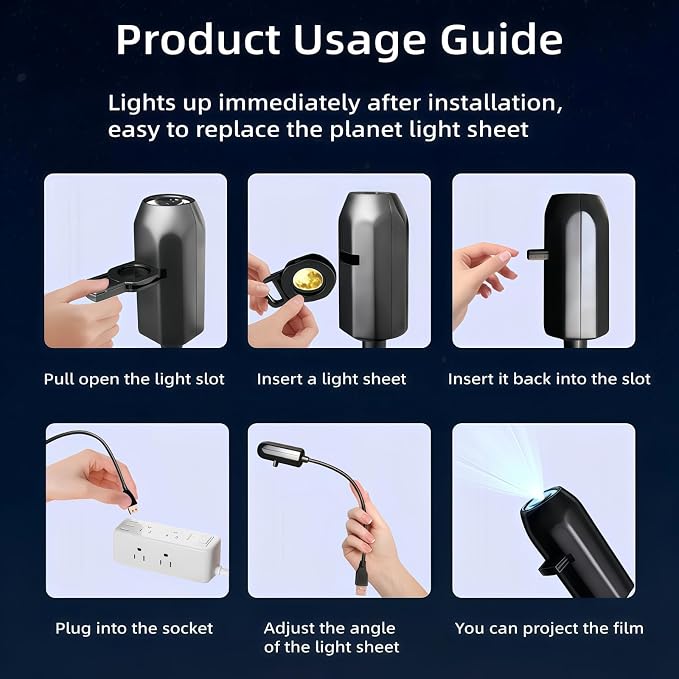 10 lens - Galaxy Projector Night Lemp with Premium Quality