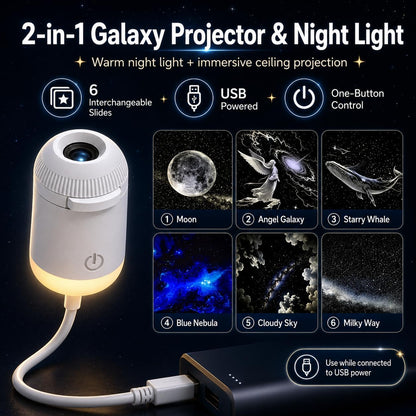 10 lens - Galaxy Projector Night Lemp with Premium Quality