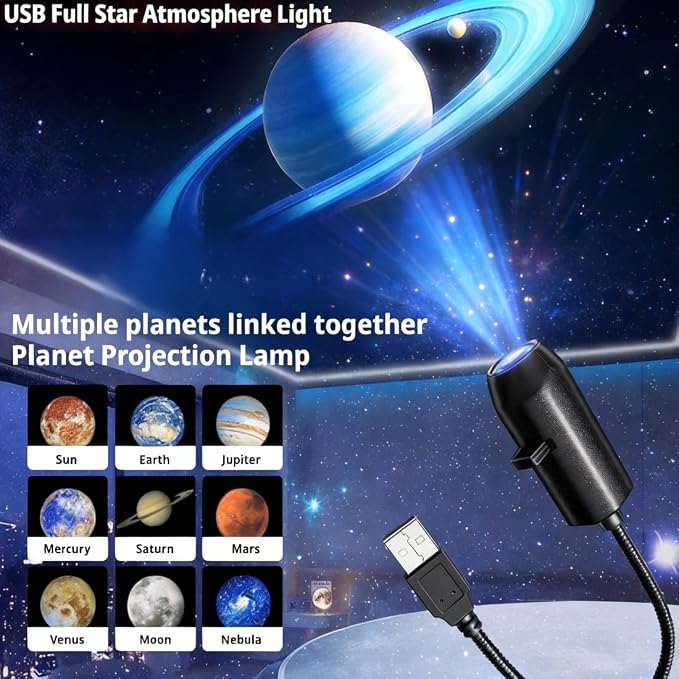10 lens - Galaxy Projector Night Lemp with Premium Quality