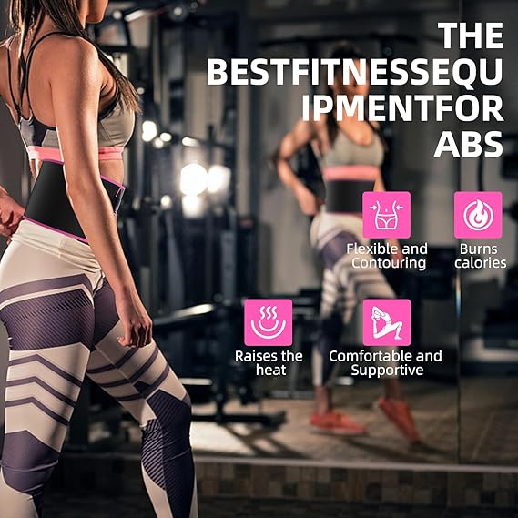 Instant Sweat Pro Waist Belt For Men & Women. Universal Adjustabl Size ( Imported Stuffed )