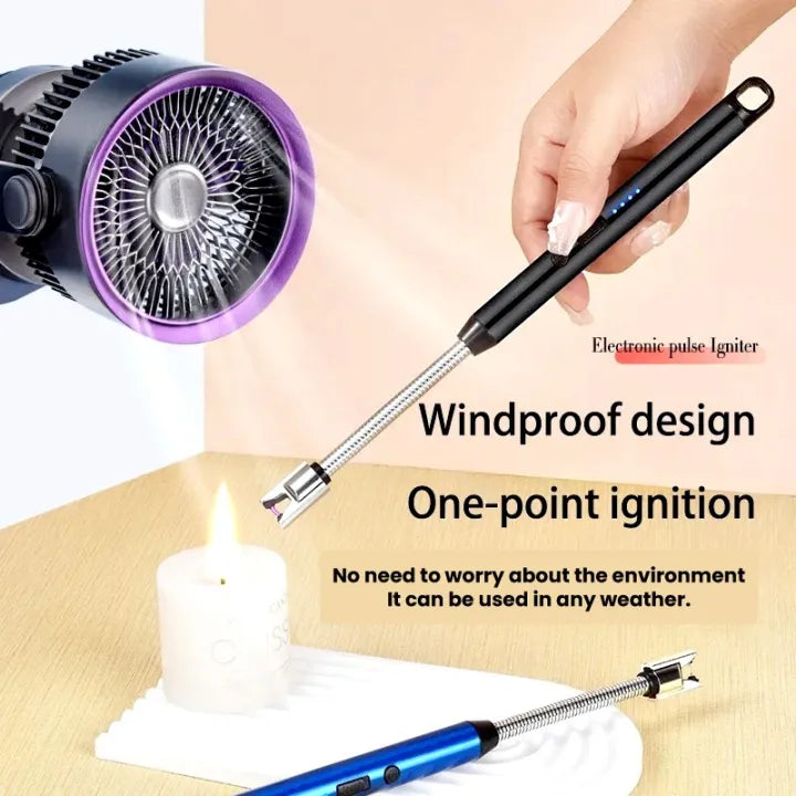 Rechargeable Electric USB Lighter Stove Lighter Long Neck Led Best Quality