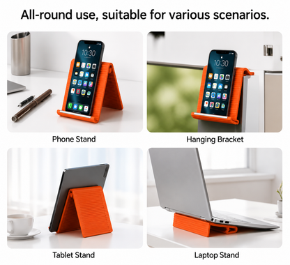 SEAMETAL Universal Silicone Phone Holder Portable Foldable Smartphone Bracket Tablet Stand for All Phone Tablet Laptop Devices