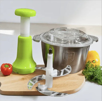 Ghar ki Zaroorat – 2L Steel Push Chopper for Daily Cooking