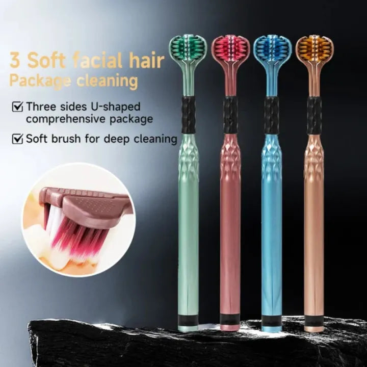 3-Sided Deep Clean Toothbrush  - Smart Way to Brush