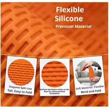 SEAMETAL Universal Silicone Phone Holder Portable Foldable Smartphone Bracket Tablet Stand for All Phone Tablet Laptop Devices