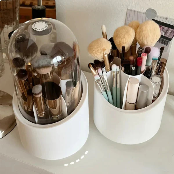 360° Rotating Makeup Brush Storage Box