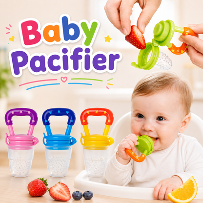 Silicone Baby Fruit Pacifier Teether for Infants
