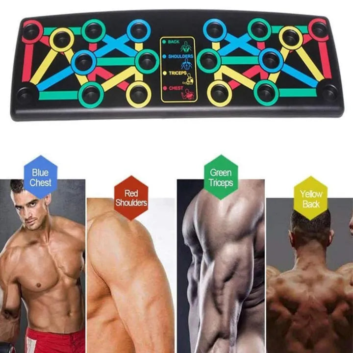 12 In 1 Pushups Board - Multi-Functional Body Workout Board - High-Quality Exercise Tool for Pushup and Pullups