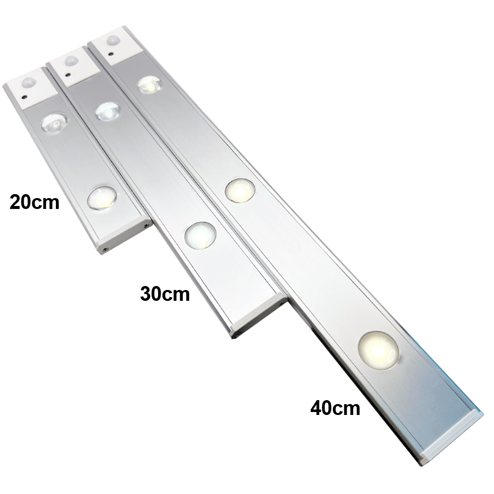 Ultra-Slim LED Motion Sensor Cabinet Light, Rechargeable, USB powered, no wiring required